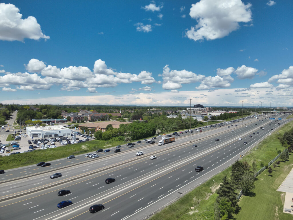 401 at Whites Road in Pickering
